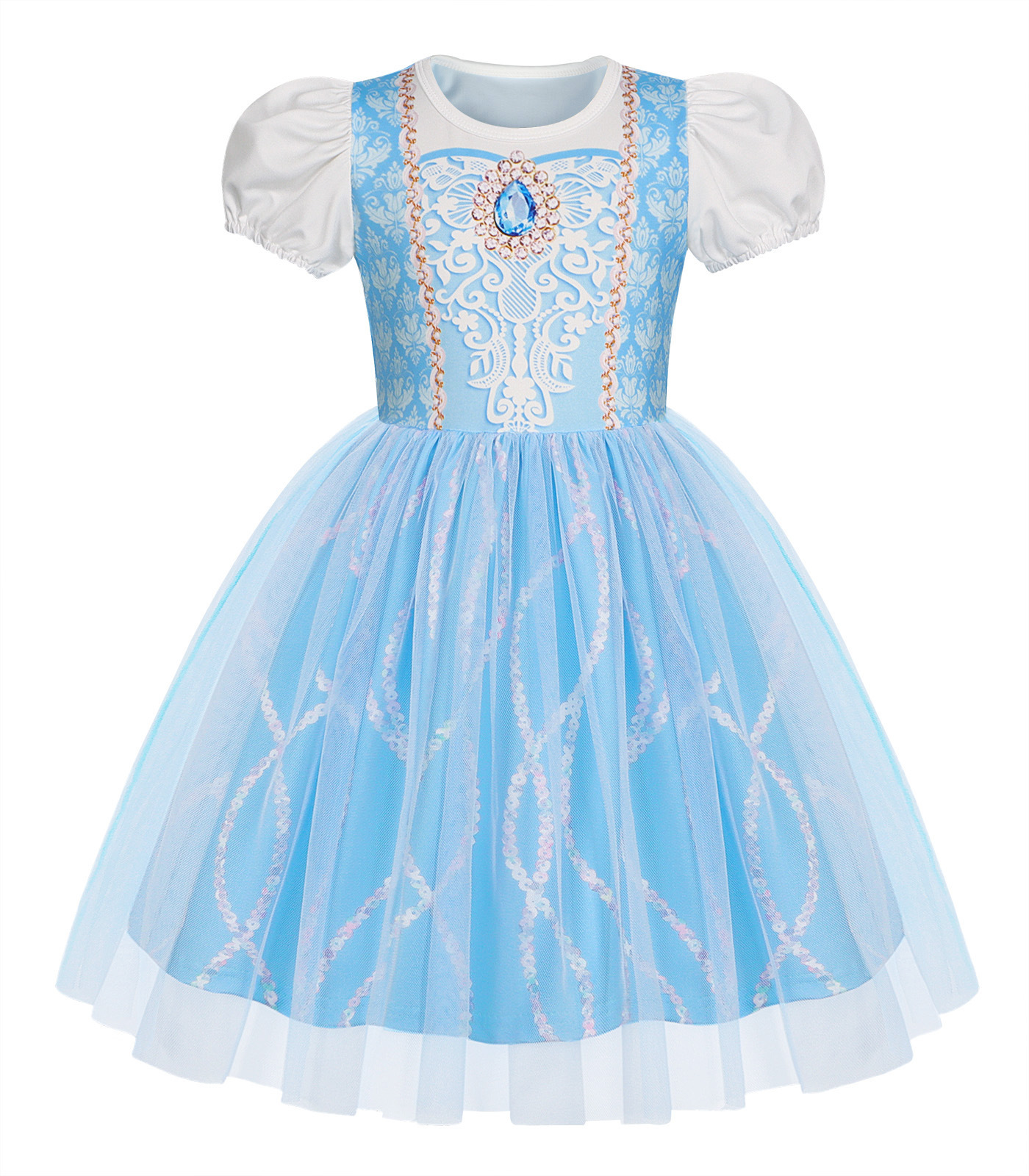 Disney Blue Princess Cinderell - Cosplay Prop Bow 评论和价格