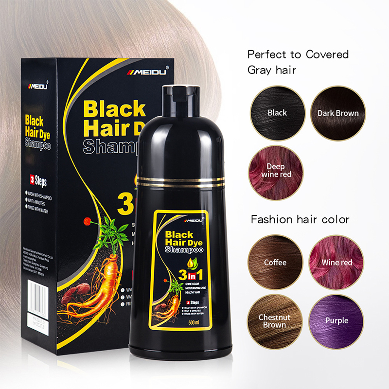 500ml Hair Color Dye Shampoo 3 - Hair Spray Color 评论和价格