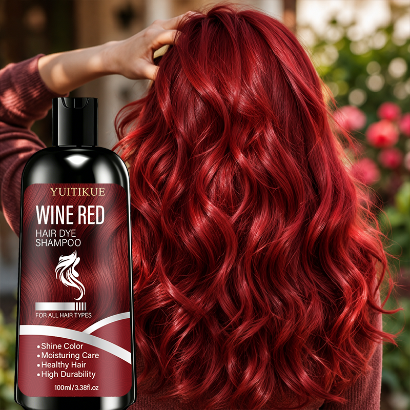 Wine Red Hair Dye Shampoo 100m - Hair Spray Color 评论和价格