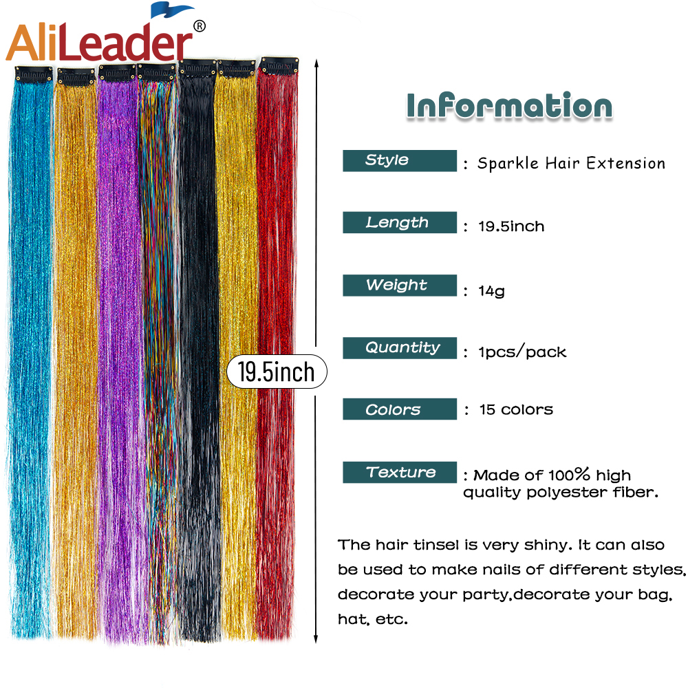 Colorful Tinsel Hair Extension - Aerith Cosplay Prop 评论和价格