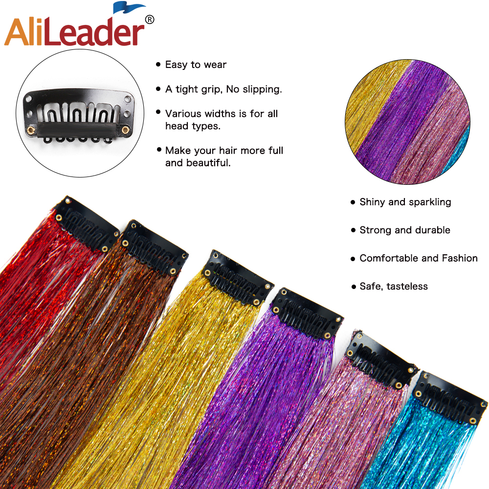 Colorful Tinsel Hair Extension - Aerith Cosplay Prop 评论和价格