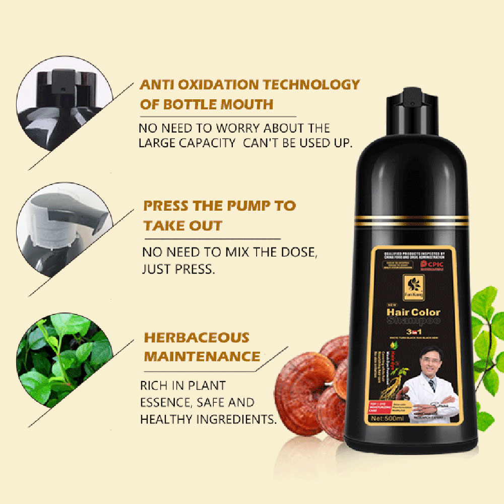 3 In 1 Instant Coloring Shampo - Hair Spray Color 评论和价格