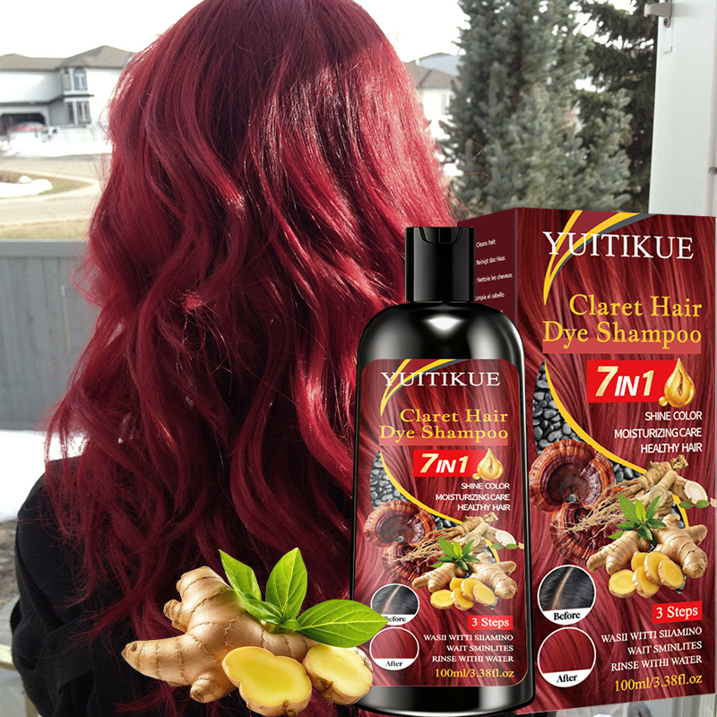7 IN 1 Claret Hair Color Shamp - Hair Spray Color 评论和价格