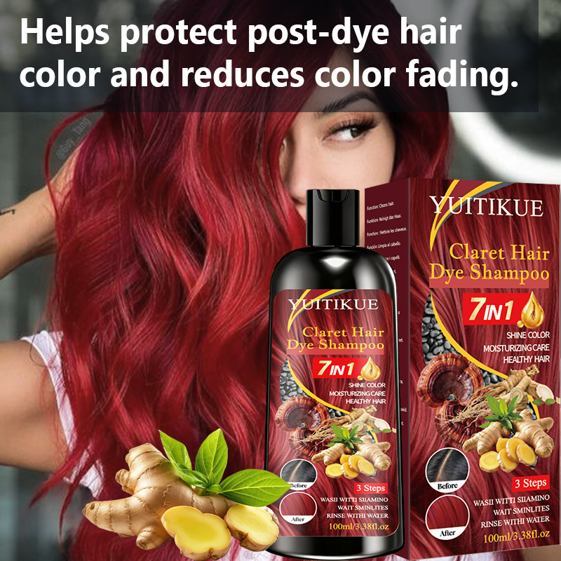 7 IN 1 Claret Hair Color Shamp - Hair Spray Color 评论和价格