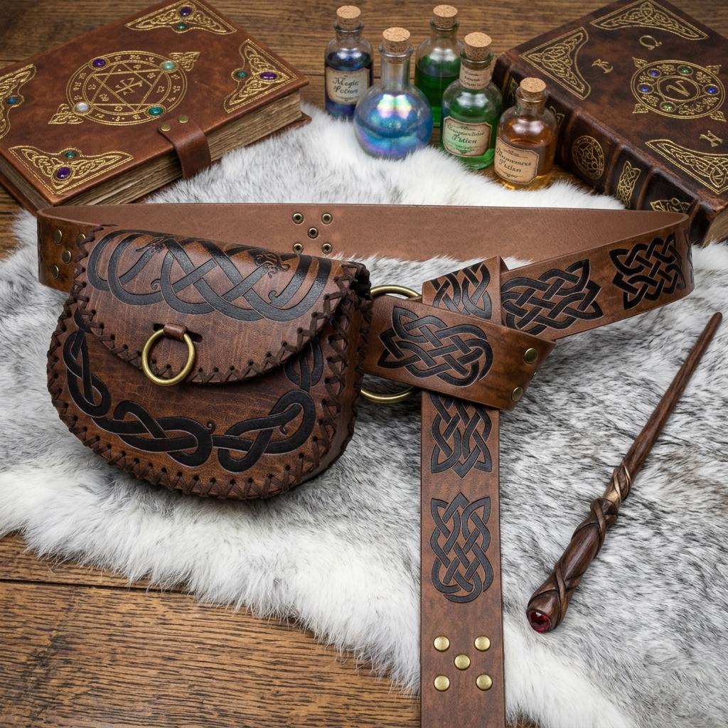 Medieval Viking Embossed Leath - Cosplay Prop Patterns 评论和价格
