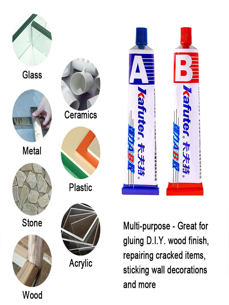 2PCS A+B Epoxy Resin Contact A - Contact Cement Glue 评论和价格