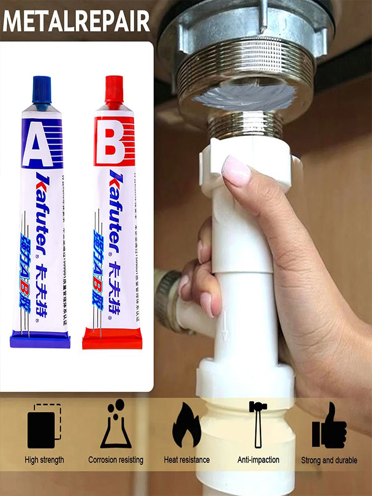2PCS A+B Epoxy Resin Contact A - Contact Cement Glue 评论和价格