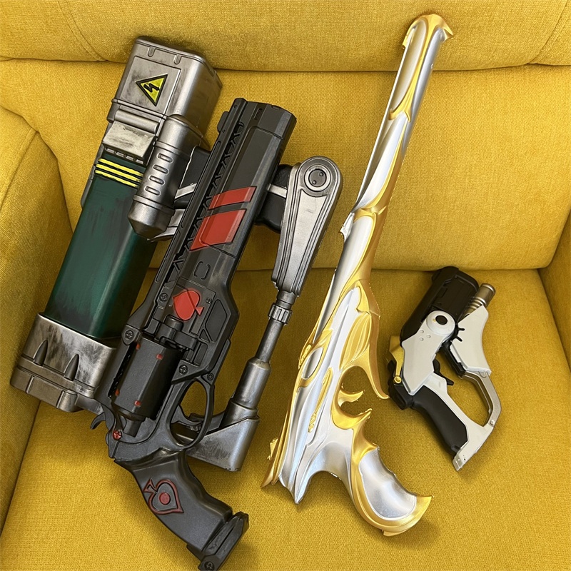 Cosplay Golden Guns Laser Rifl - Fallout Cosplay Prop 评论和价格