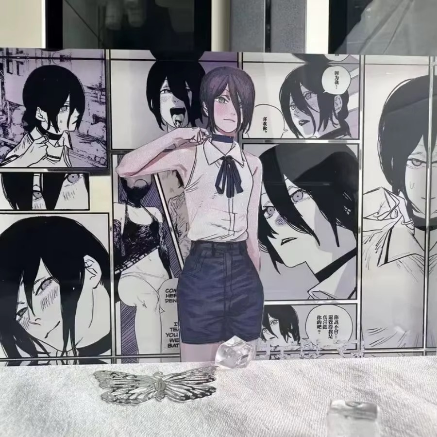 Anime Figure Denji and Reze Ac - Anime Cosplay Prop 评论和价格