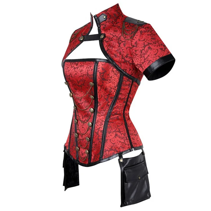 Medieval Women Overbust Corset - Boning Corset Steel 评论和价格