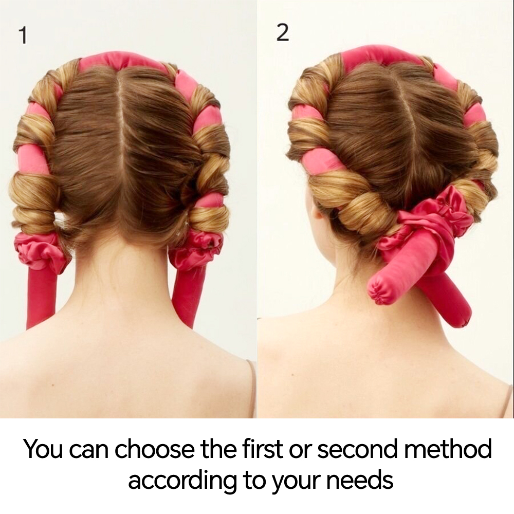 No Heat Silk Ribbon Rollers He - Aerith Cosplay Prop 评论和价格